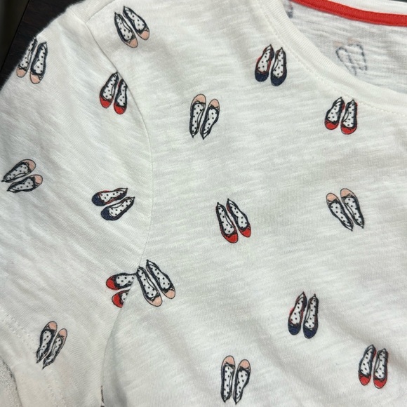 BODEN Small Ballet Flats Cotton tee - Picture 2 of 4